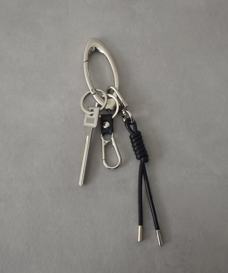 nh-goods-02003　アソートチャーム付き　オーバル キーリング