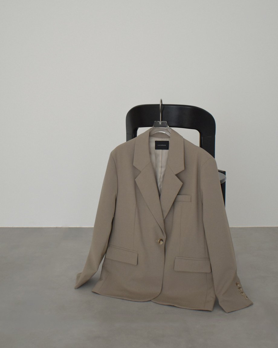 jacket-02028 オーバーサイズ テーラード ジャケット ベージュ | L a v 