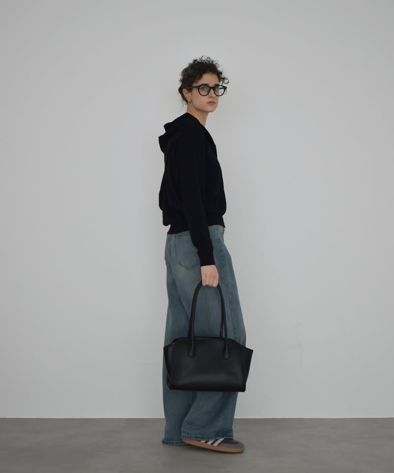 knit-02373 スカーフセット Vネック ニット カーディガン ベージュ