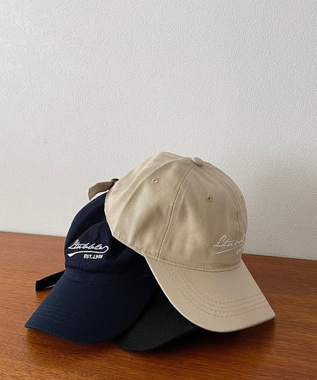 nh-cap-02046　stubble キャップ　グリーン　ブルー　ネイビー　ブラック　ライトベージュ