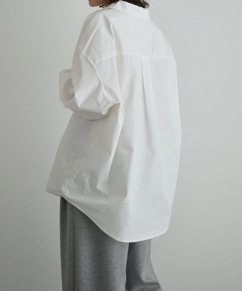 【美品】 Y's 長袖シャツ オーバーサイズ 1 オフホワイト 無地 厚手 Tシャツ メンズ 日本製 超厚手【美和縫製 サイズ4 無地Tシャツ 炭黒