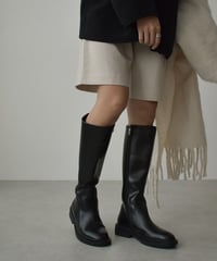 shoes-02163　ロングブーツ　ブラック