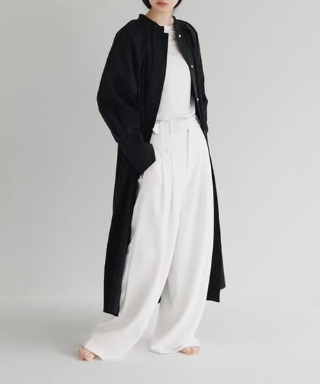 【STUDIO ENUL】raglan sleeve shirt dress　400002
