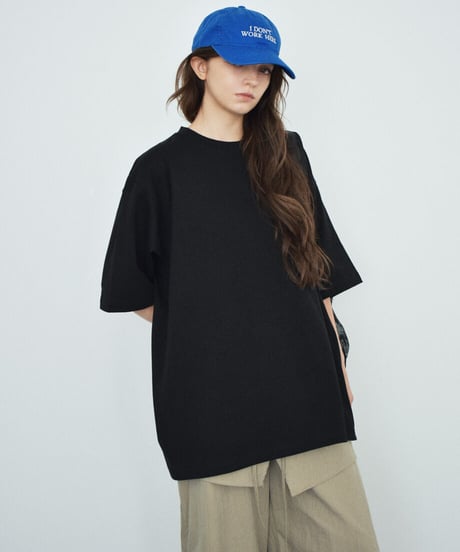 tops-02619U　8.1oz オーバーサイズ 無地 Tシャツ　ホワイト　ブラック