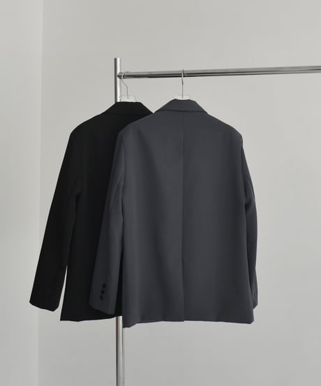 jacket-02020　オーバーサイズテーラードジャケット　グレー