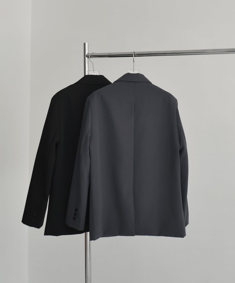 jacket-02020 オーバーサイズテーラードジャケット グレー | L a v i s