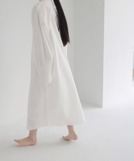 【STUDIO ENUL】raglan sleeve shirt dress　400002