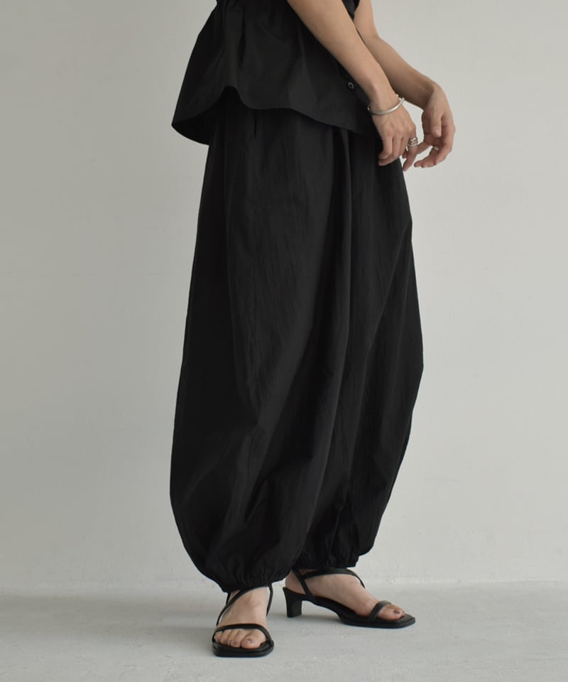 ウエストギャザーバルーンカットパンツ etre tokyo ウエストギャザーバルーンカットパンツ 再々販売