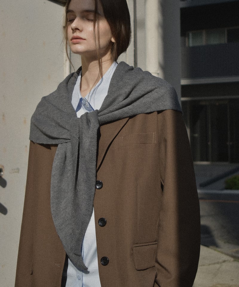 IFWUF246017 ブラウン テーラードジャケット フリーサイズ ブラウン テーラードジャケット FREEサイズ IFWUF246017