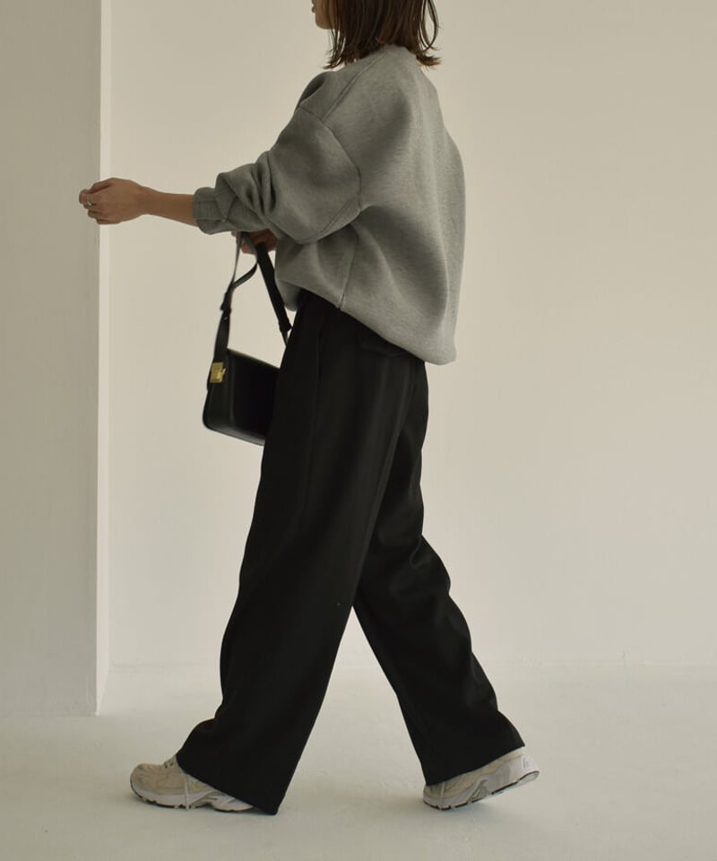 tops-02378 ダンボールニット オーバープルオーバー オフホワイト