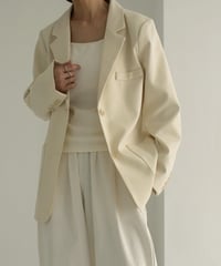 jacket-02012　テーラードジャケット　エクリュ