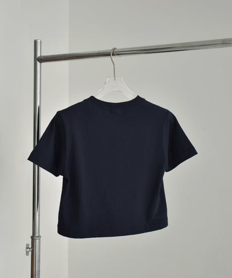 nh-tops-02462　6.2オンス クロップド コンパクト無地Tシャツ　ホワイト　グレー　ブラック　ネイビー　ピンク  レッド