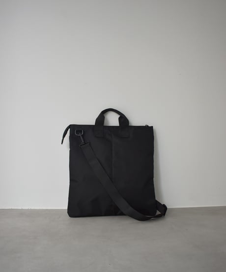 bag2-02666　2way​ スクエア​ ユーティリティバッグ　ブラック