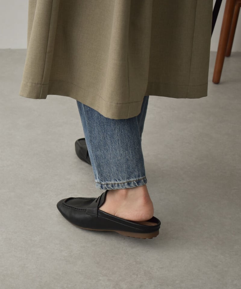 shoes-02150 クッション仕様 ローファーサンダル エクリュ shoes-02150 クッション仕様 ローファーサンダル エクリュ