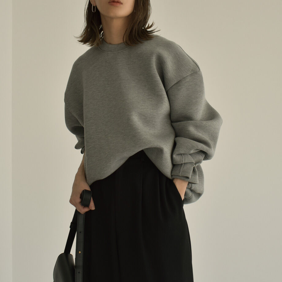 tops-02378 ダンボールニット オーバープルオーバー オフ tops-02378 ダンボールニット オーバープルオーバー オフ