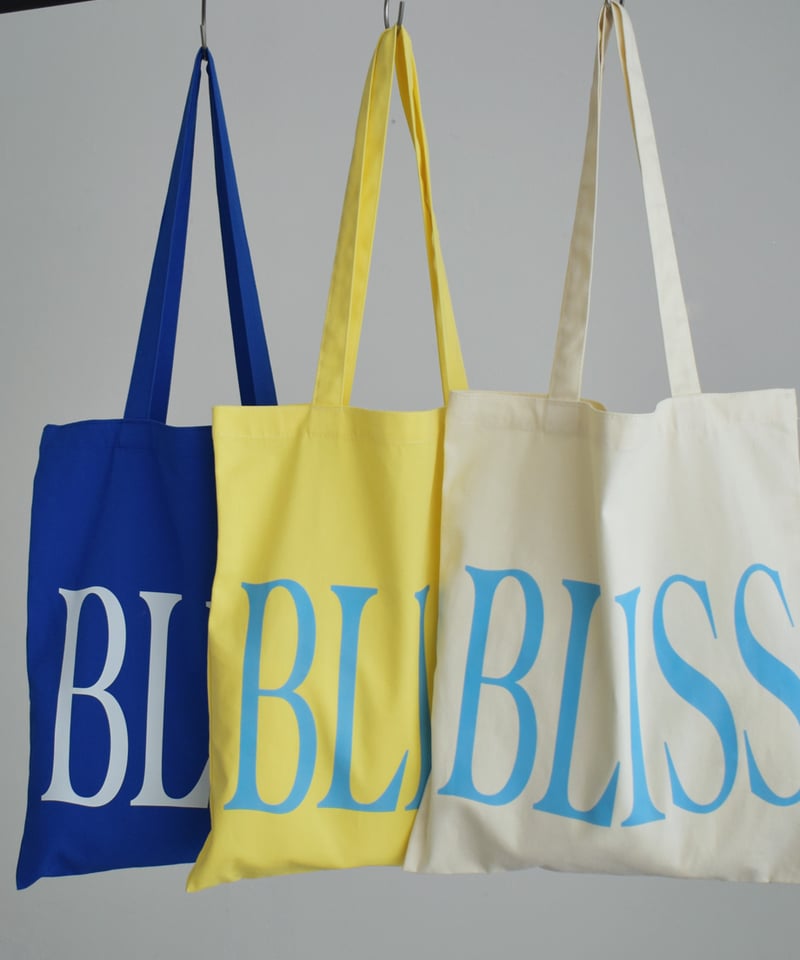 カラープリントパック mb-bag2-02677 ビックロゴ カラー トートバッグ エクリュ イエロー