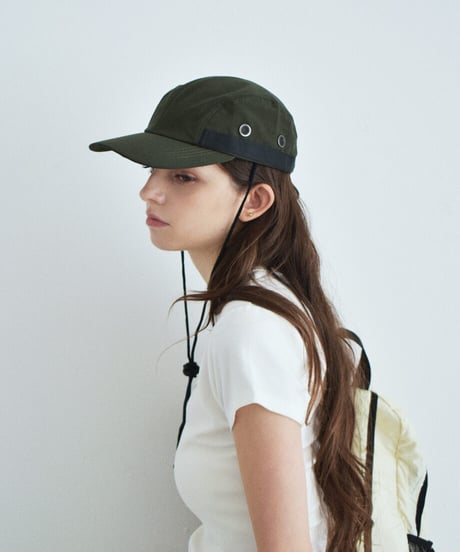 nh-cap-02069U　コード付き キャップ　ベージュ　カーキ　ネイビー