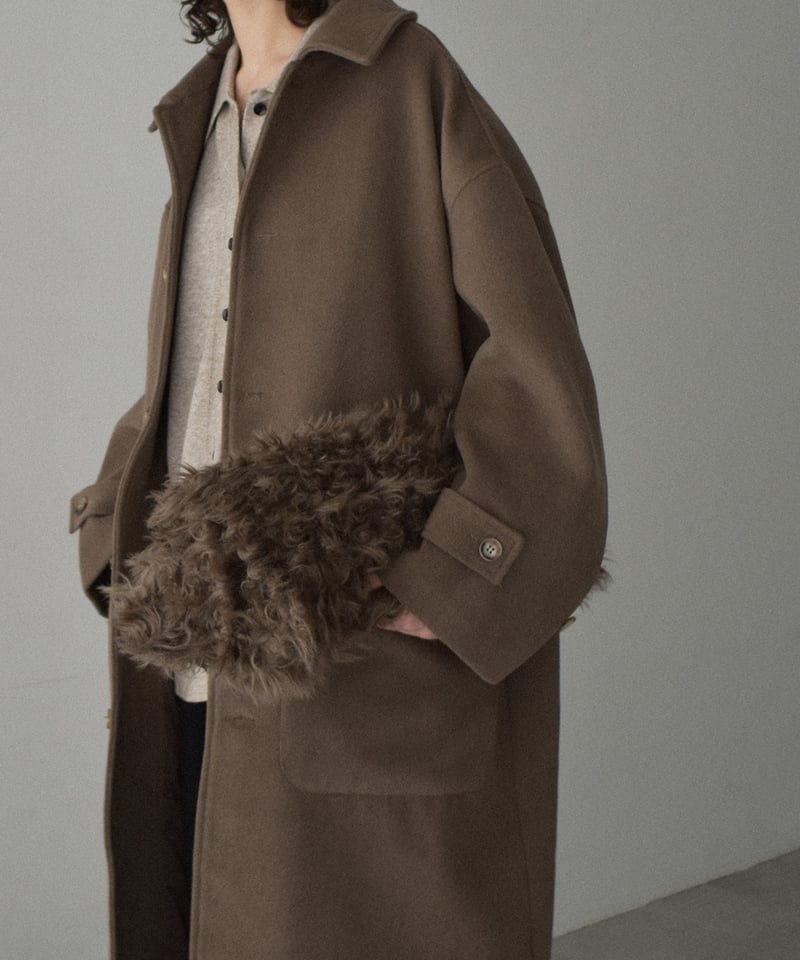 新品　NINE　ナイン　ウールコート　F　ベージュ 新品 NINE ナイン ウールコート F ベージュ nine コート 新品 NINE