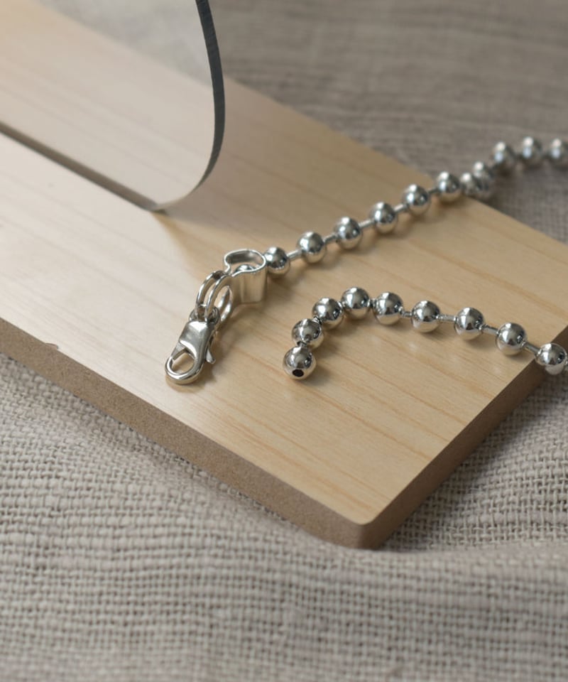 mb-necklace2-02033 日本製 ボールチェーン ネックレス 5mm玉