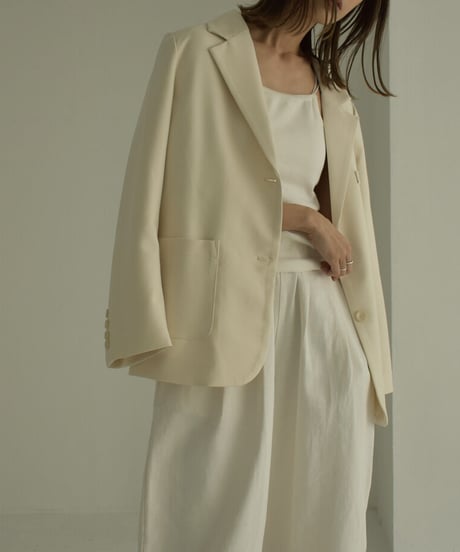 jacket-02012　テーラードジャケット　エクリュ