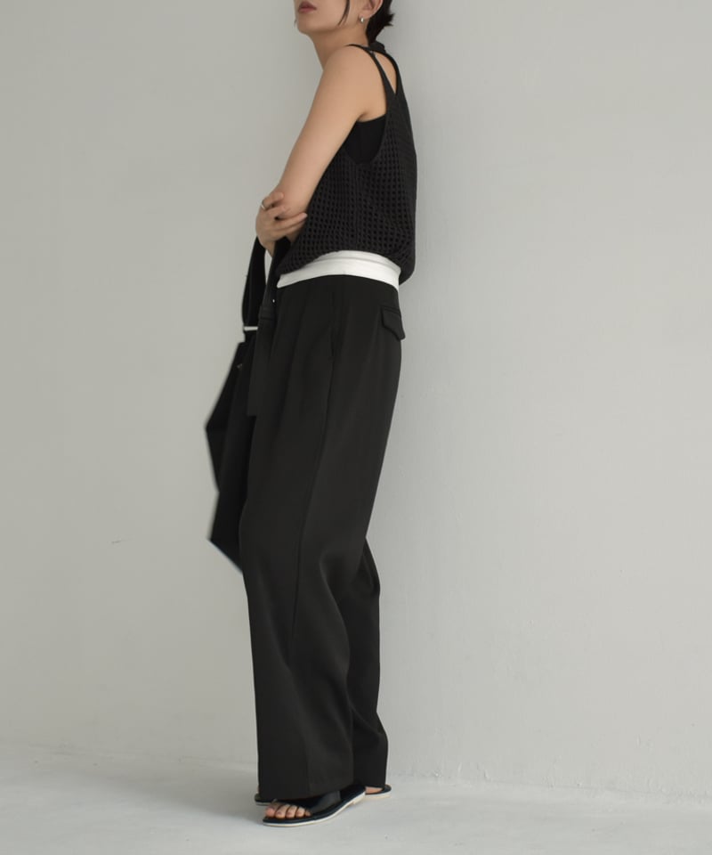 nh-tops-02469 メッシュタンクトップ ライトカーキ ブラック | L nh-tops-02469 メッシュタンクトップ ライトカーキ ブラック | L
