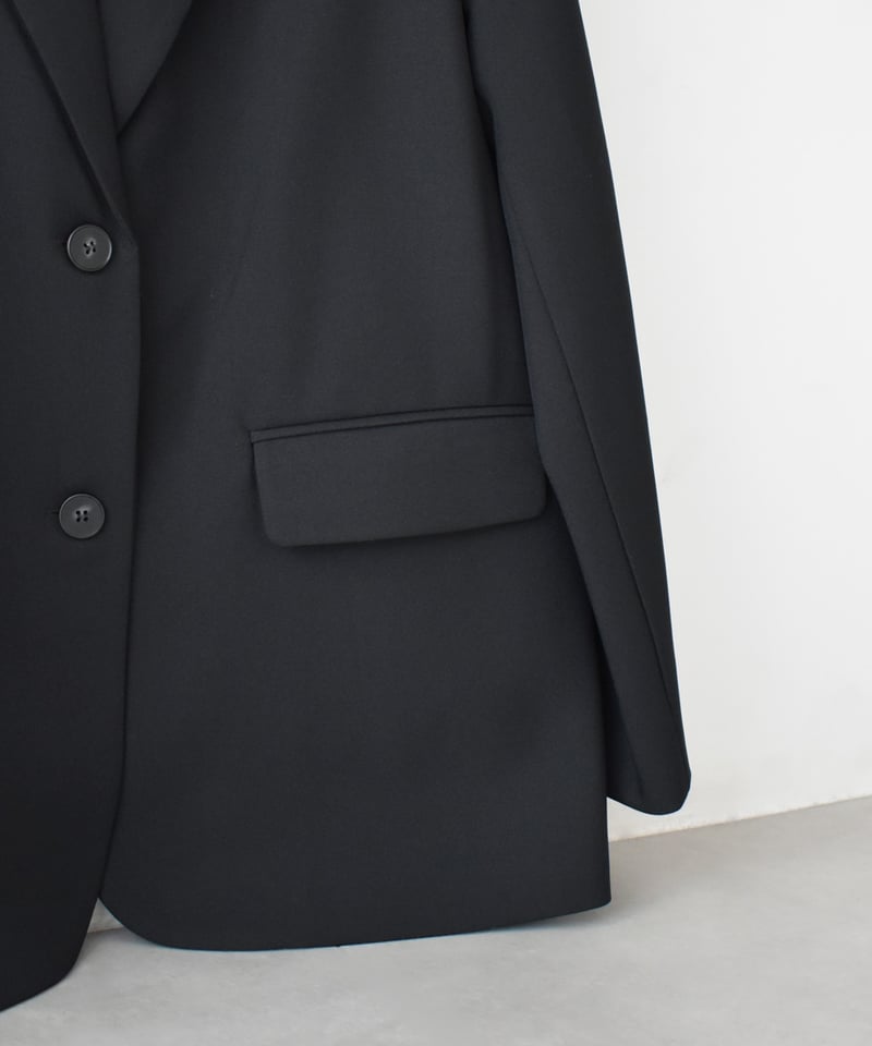 jacket-02029 オーバーサイズ テーラード ジャケット ブラック | L a v