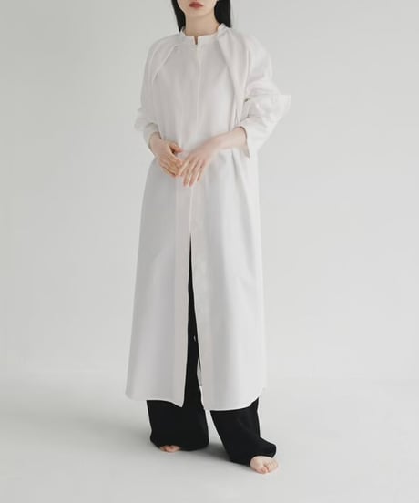 【STUDIO ENUL】raglan sleeve shirt dress　400002