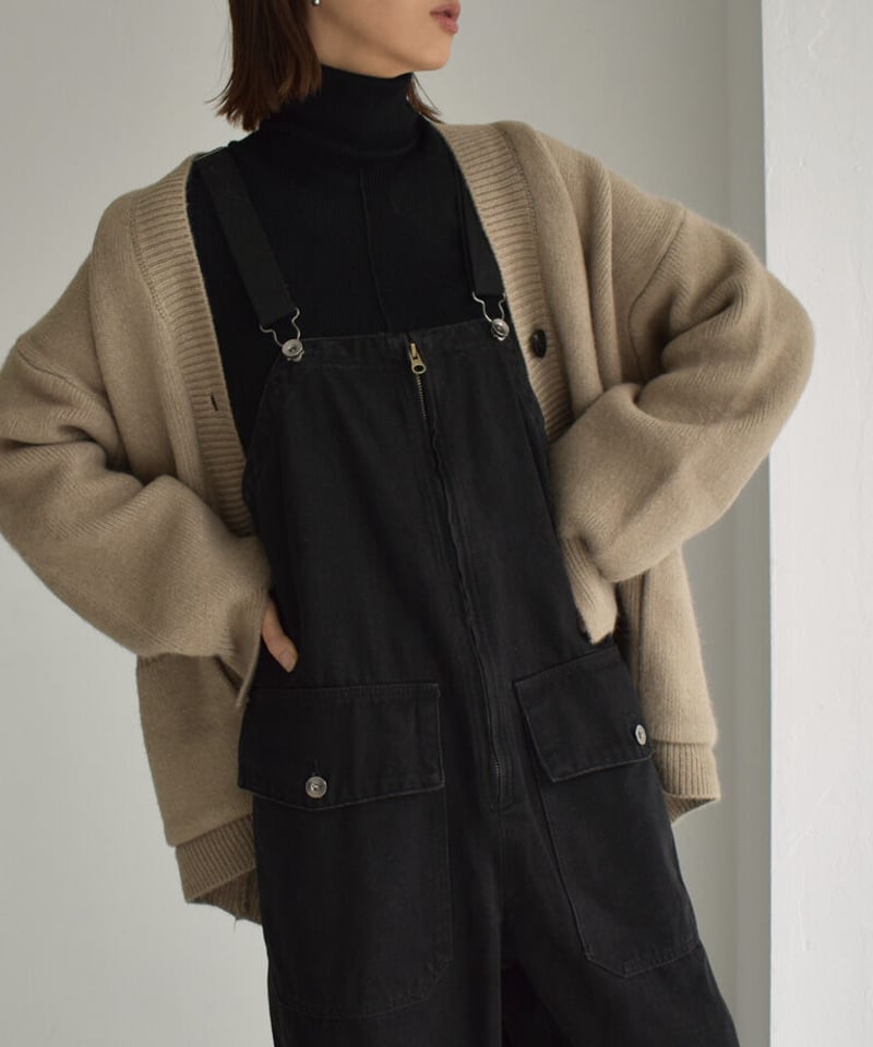 LOEFF ブラック サロペット ノースリーブ LOEFF ブラック サロペット ノースリーブ FREAK'S STORE｜別注