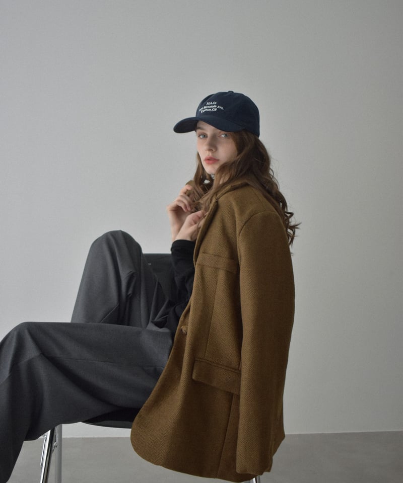 cap-02064 メッセージキャップ ベージュ ブラウン チャコール