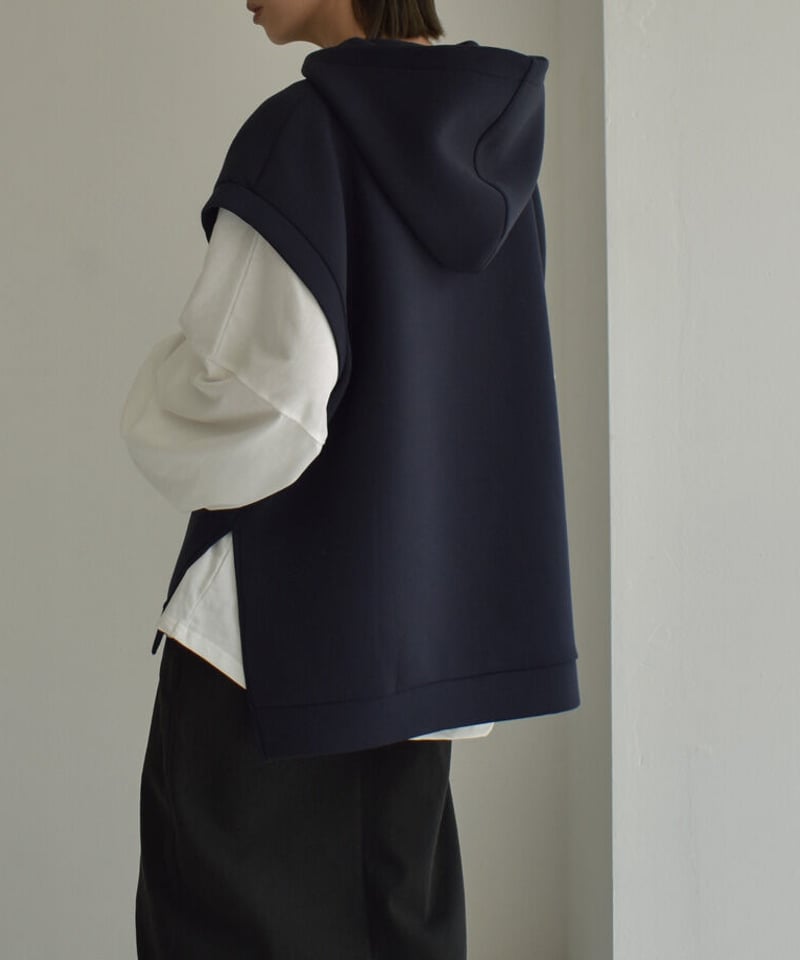 引越し値下げ！JUN&ROPE ダンボールニットロゴフーディベスト 引越し値下げ！JUN&ROPE ダンボールニットロゴフーディベスト