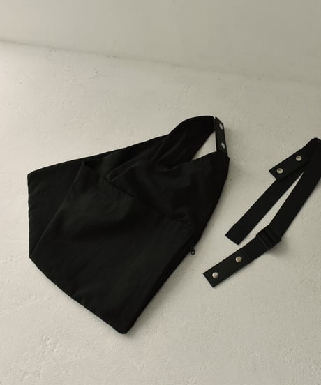 mb-bag2-02625　2way 撥水 ナイロンビッグスクエアバッグ　ブラック