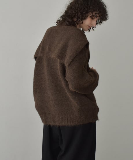 knit-02359　ショルダーニット セット　ベージュ　ライトグレー　ブラウン