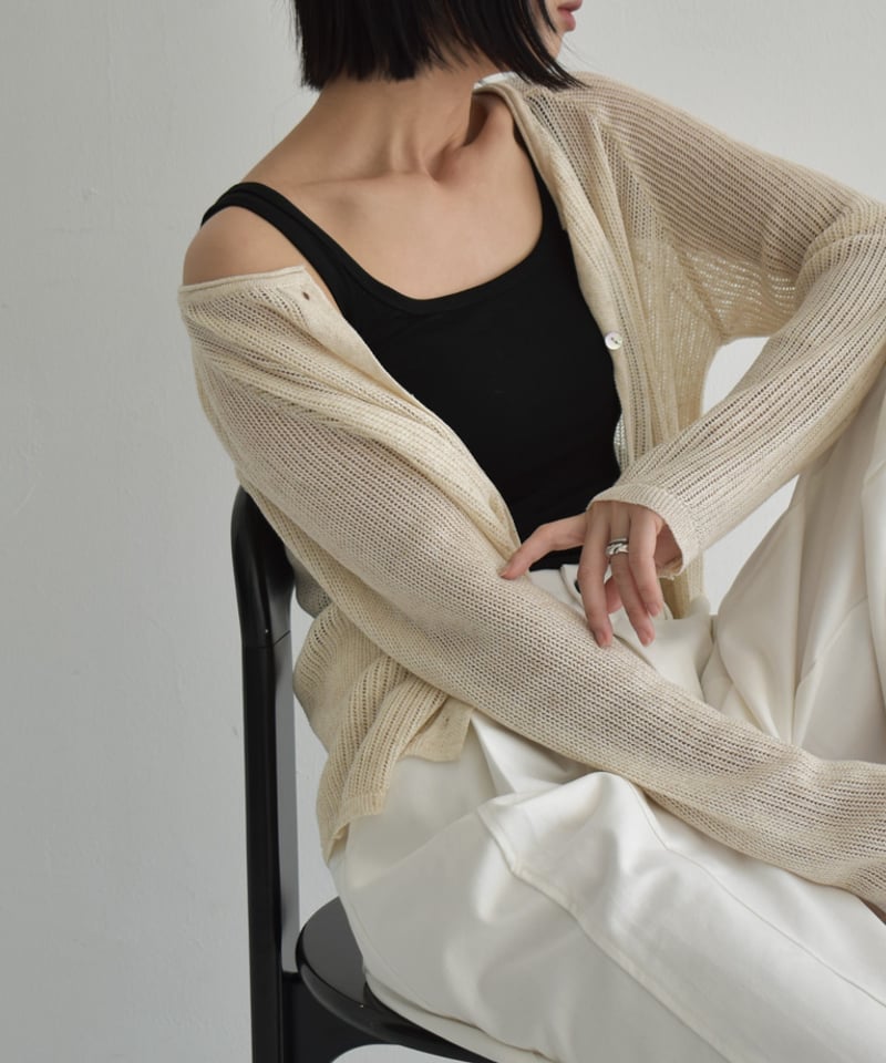 maison de dolce アーバントップス　新品試着のみ　タグ付き nh-tops-02547 2way スクエアタンクトップ グレー ブラウン