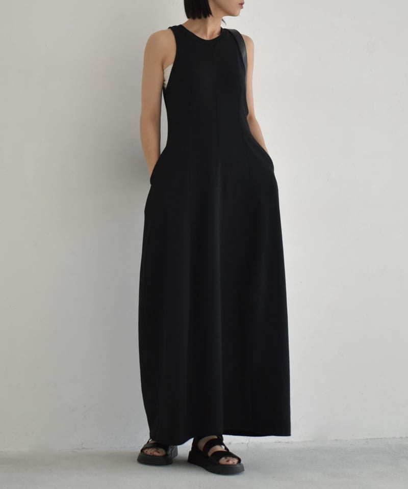 onepiece-02076 アメスリ コクーンワンピース エクリュ ブラック | L a