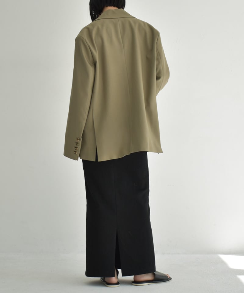 jacket-02019 オーバーサイズジャケット モカ ブラック | L a v i s h