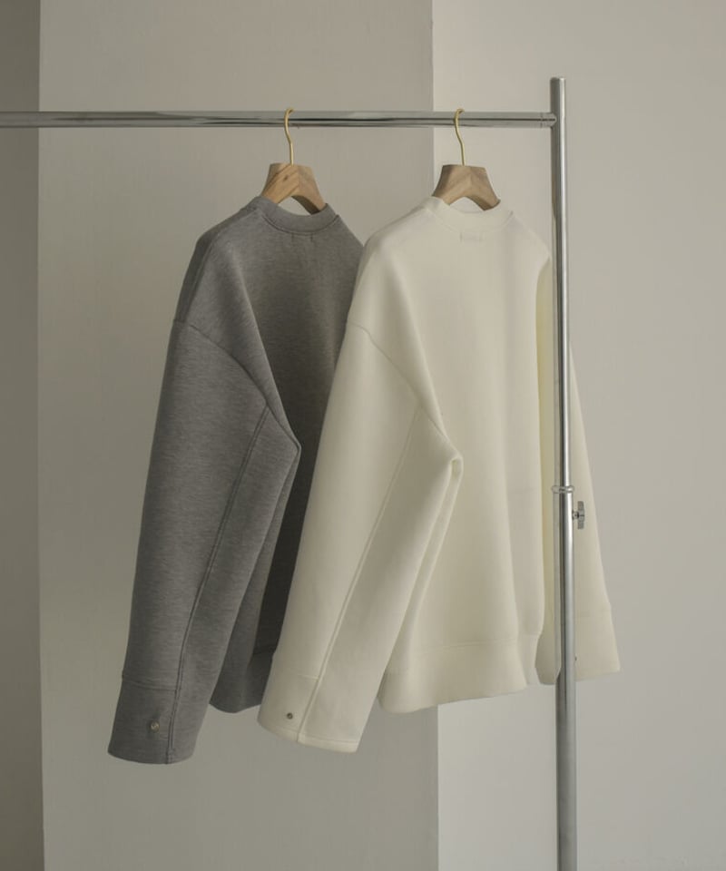 tops-02378 ダンボールニット オーバープルオーバー オフ tops-02378 ダンボールニット オーバープルオーバー オフ