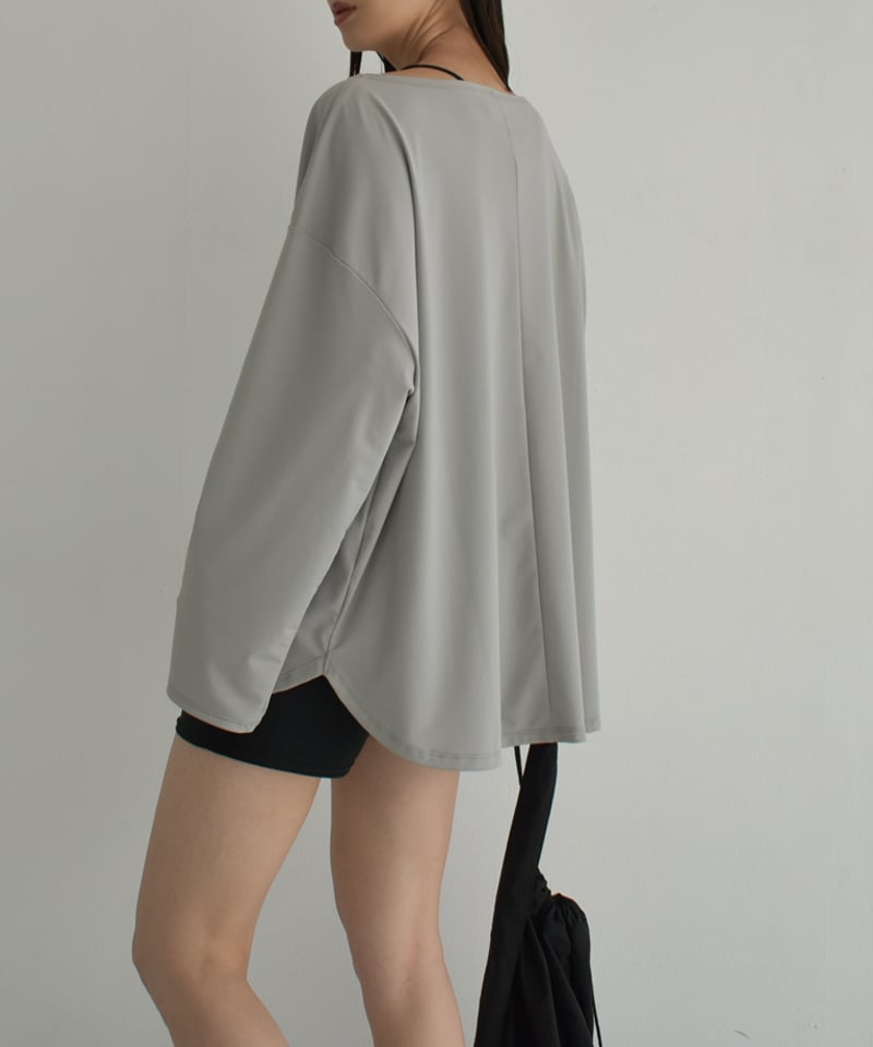 【超美品】LavishGate ラッシュガード　グレー　ボートネック 超美品】LavishGate ラッシュガード グレー ボートネック - メルカリ