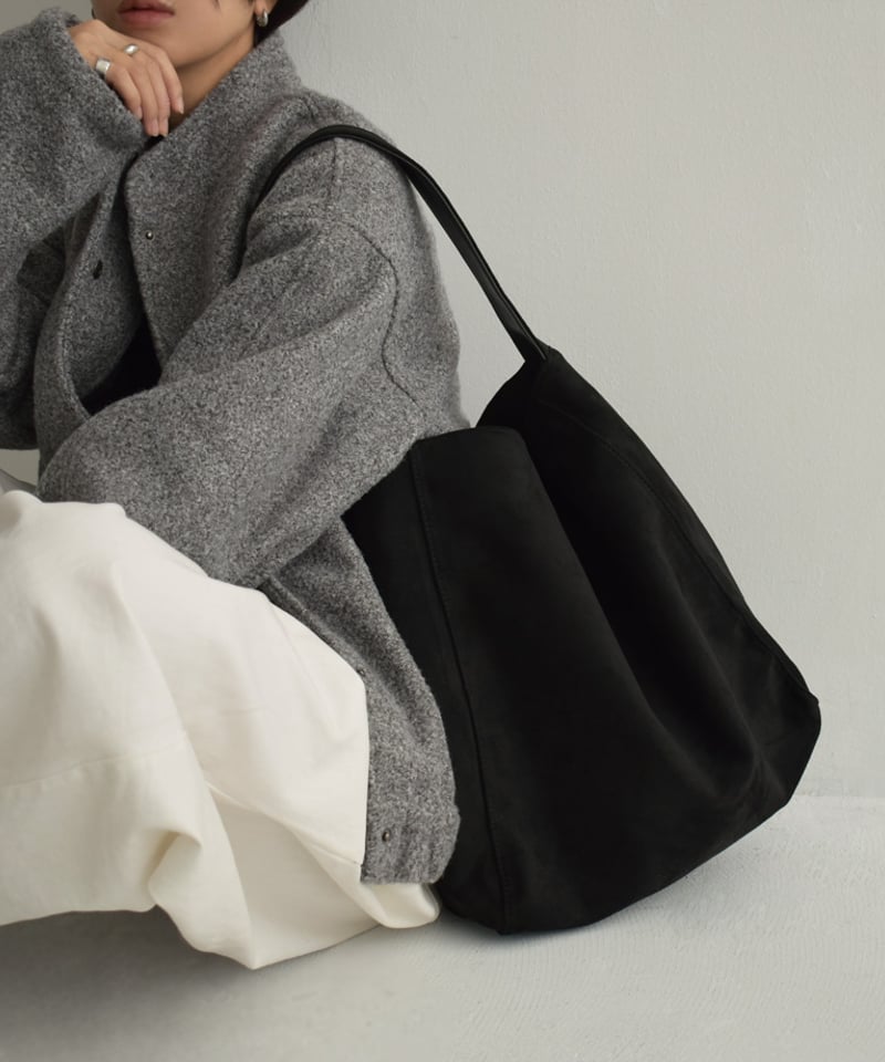 bag2-02658 フェイクスエード ワンショルダー バッグ ベージュ  