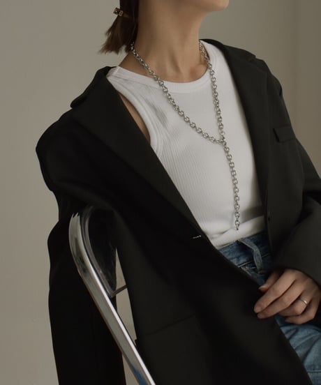 mb-necklace2-02069　ステンレス チェーンネックレス　☆WA04