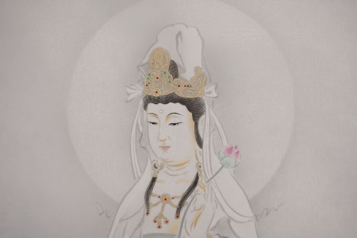 白衣観音 白衣観音菩薩 ( Byakui Kannon Bosatsu ) - アトリエ・サイトウ
