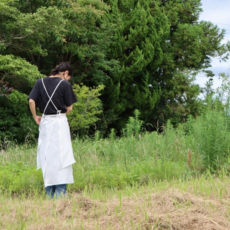 レイヤーエプロン〈白〉｜Layered Apron White