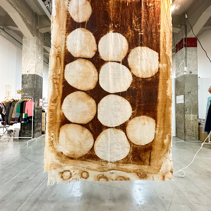 SABI Fablic | Dots 〈錆び染め〉 ”世界でひとつだけのカーテン