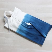 手染めティッシュケース　〈雑貨・小物・藍染〉