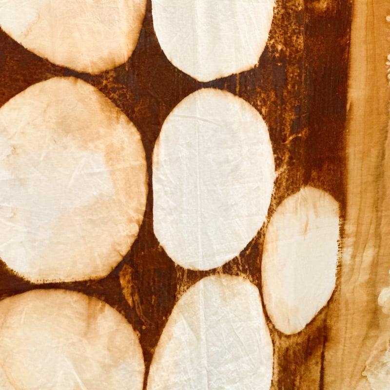 SABI Fablic | Dots 〈錆び染め〉 ”世界でひとつだけのカーテン