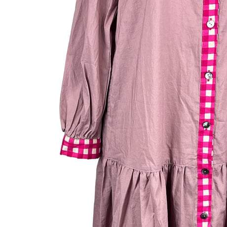 オンライン専用❣️ワンピース（ピンク　長袖　裏地なし）