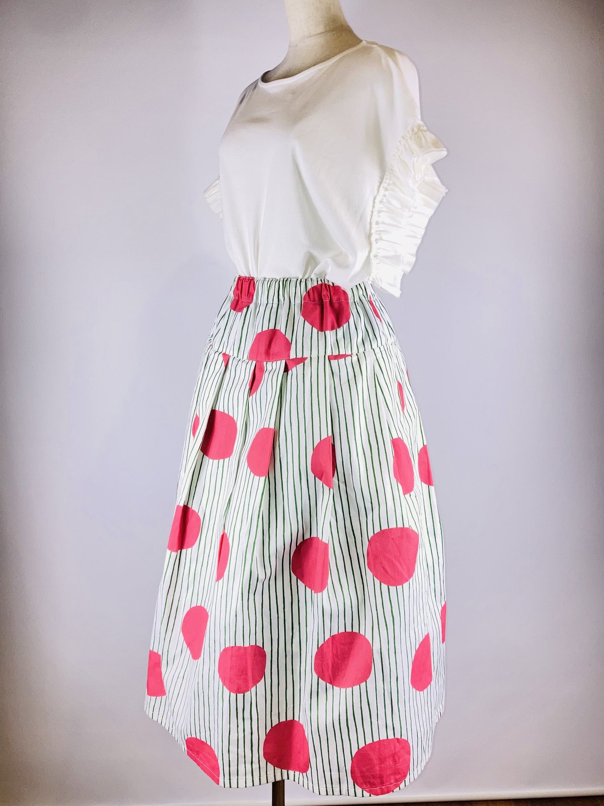 再入荷♡ピンクの水玉スカート♡ | 撫子座オンラインストア