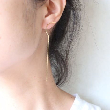 ハーフムーンピアス　　　シルバー925