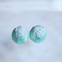 kurumiピアス・イアリング　～ミントフラワー～