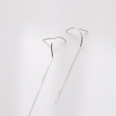 ハーフムーンピアス　　　シルバー925