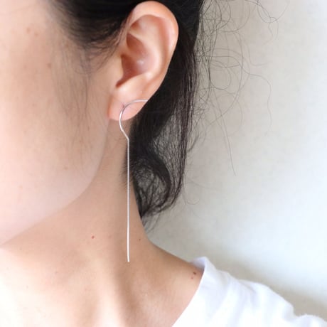 ハーフムーンピアス　　　シルバー925